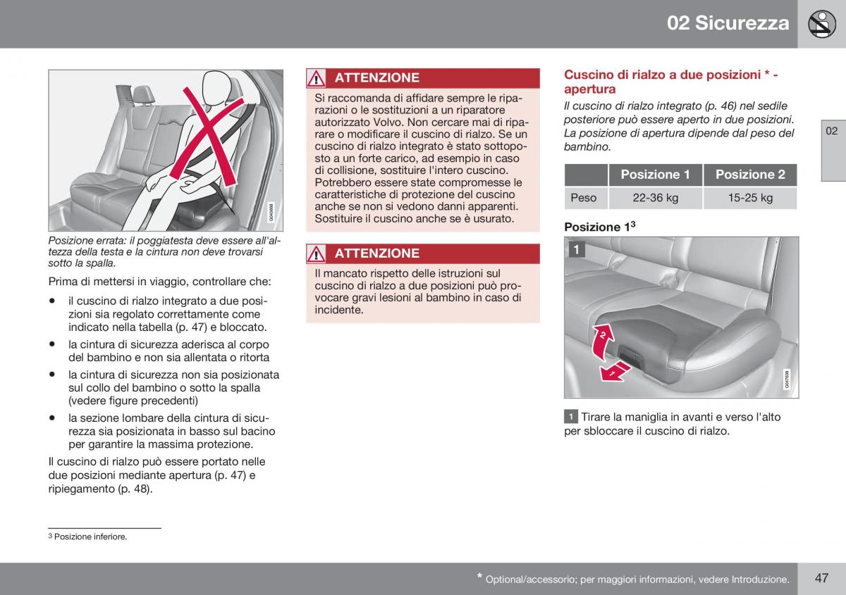 Volvo XC60 I 1 FL manuale del proprietario / page 49