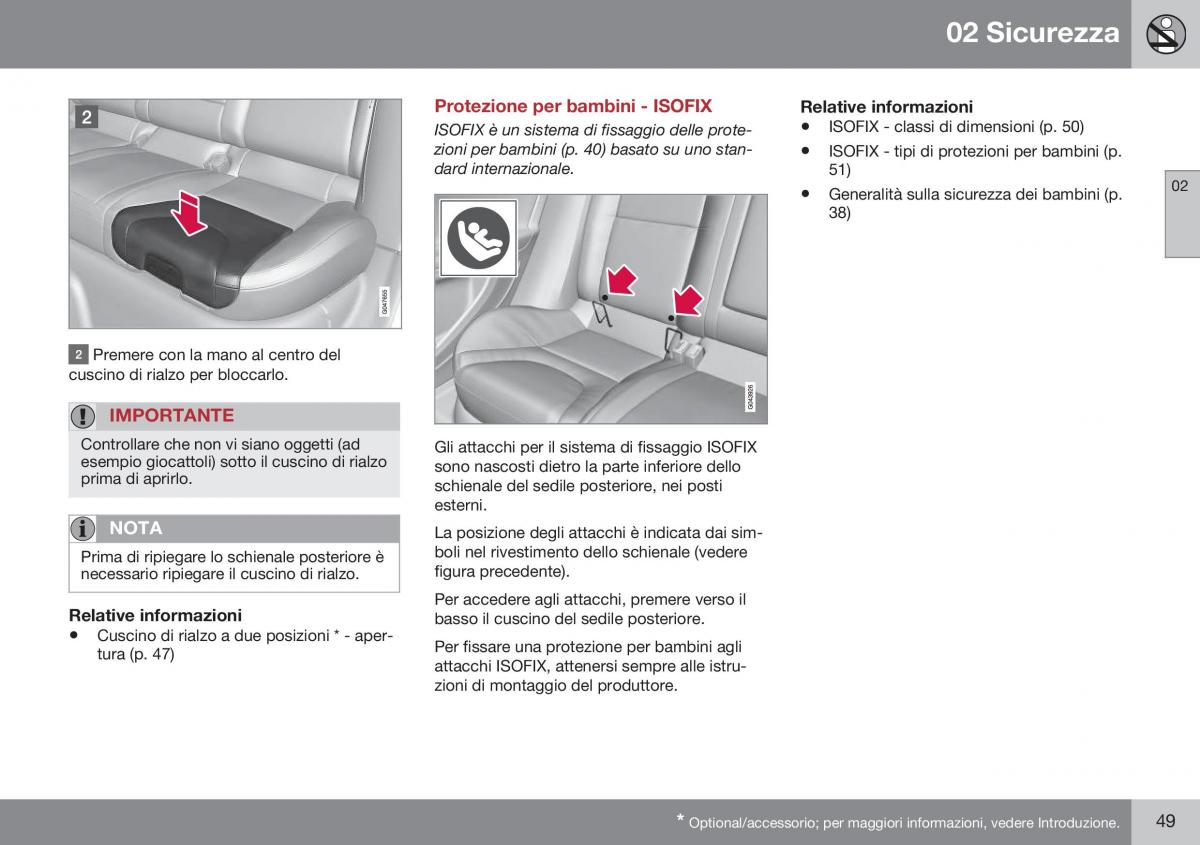 Volvo XC60 I 1 FL manuale del proprietario / page 51