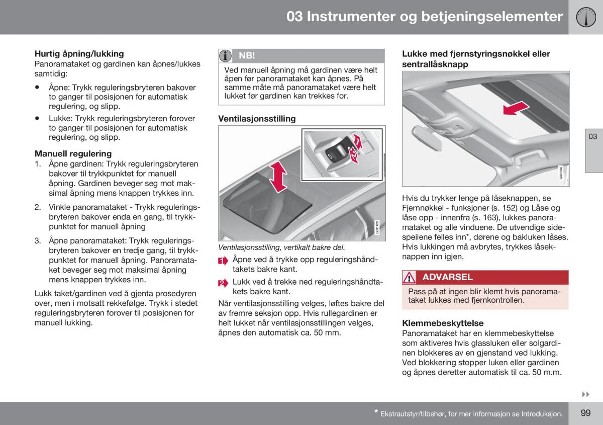 Volvo XC60 I 1 FL bruksanvisningen / page 101