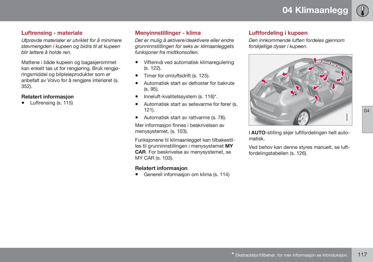 Volvo XC60 I 1 FL bruksanvisningen / page 119