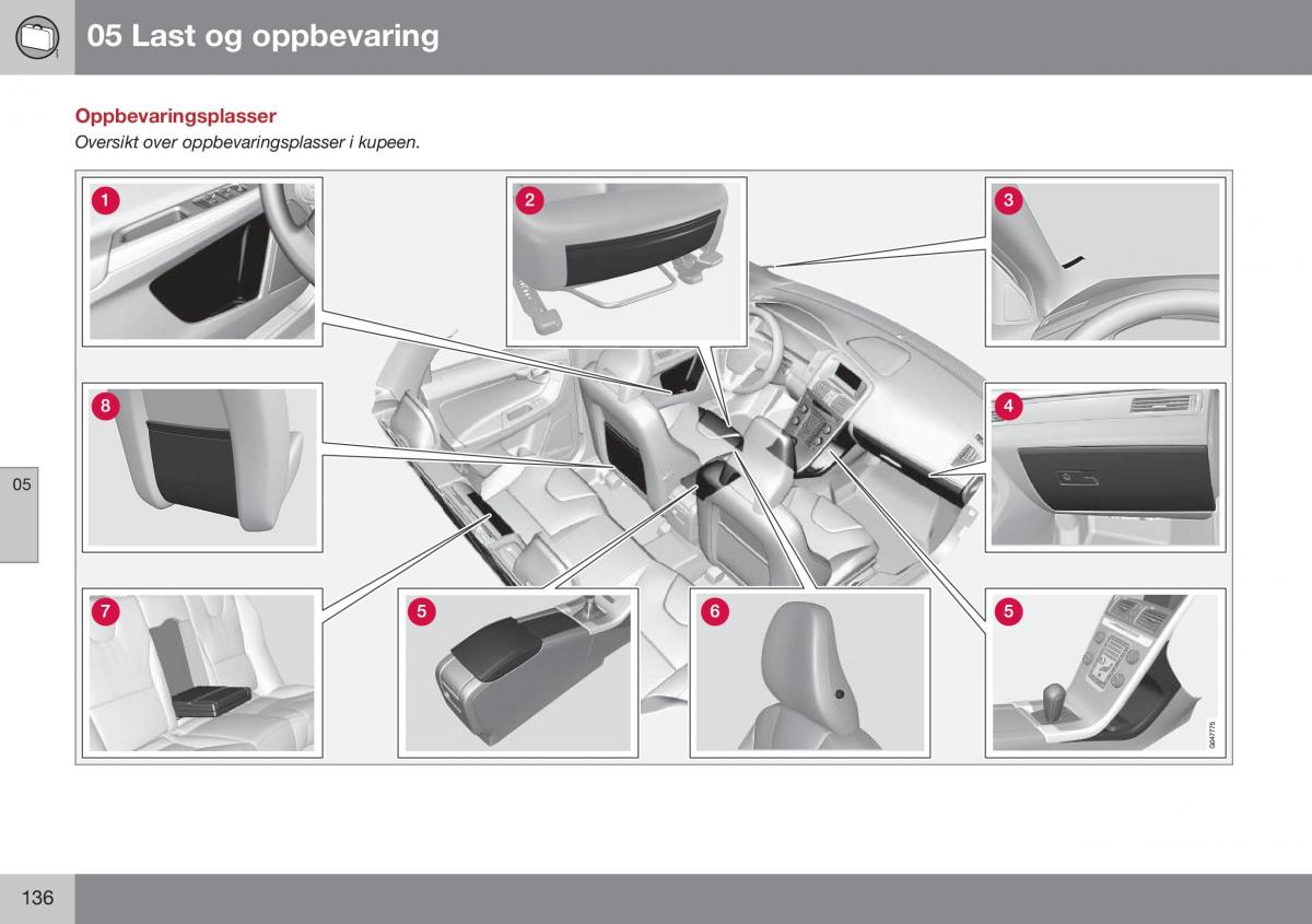 Volvo XC60 I 1 FL bruksanvisningen / page 138