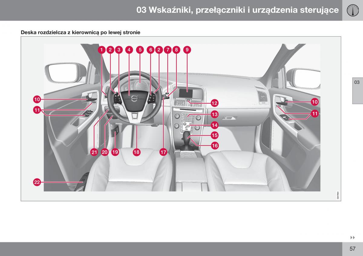 Volvo XC60 I 1 FL instrukcja obslugi / page 59