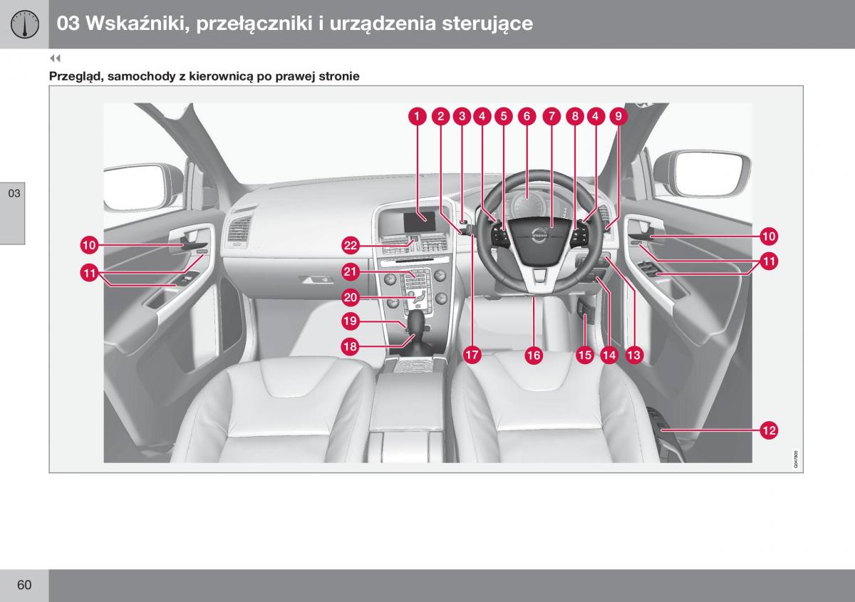 Volvo XC60 I 1 FL instrukcja obslugi / page 62