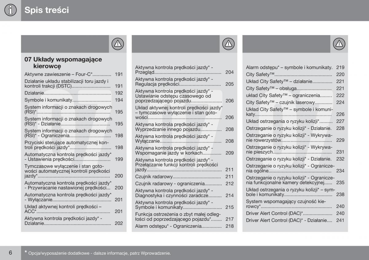 Volvo XC60 I 1 FL instrukcja obslugi / page 8