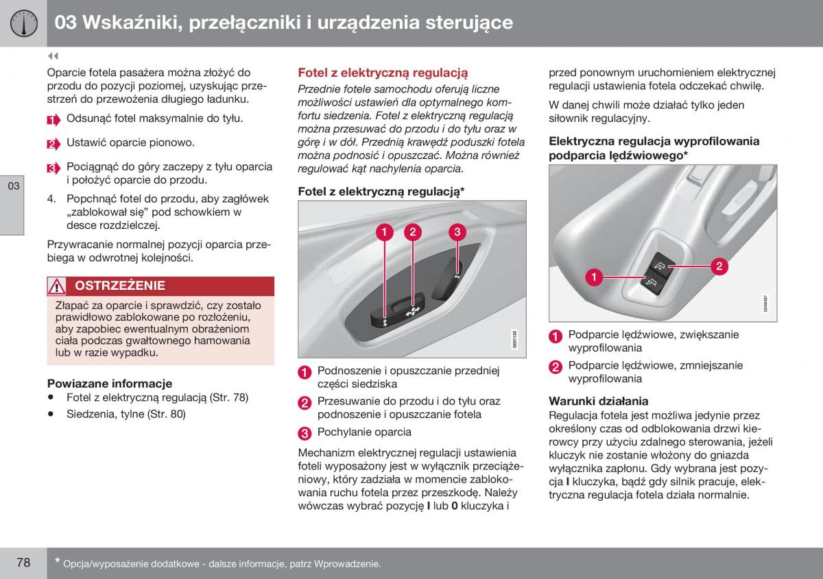 Volvo XC60 I 1 FL instrukcja obslugi / page 80