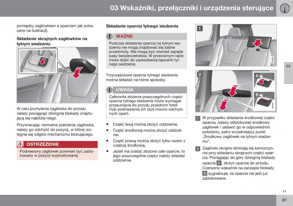 Volvo XC60 I 1 FL instrukcja obslugi / page 83