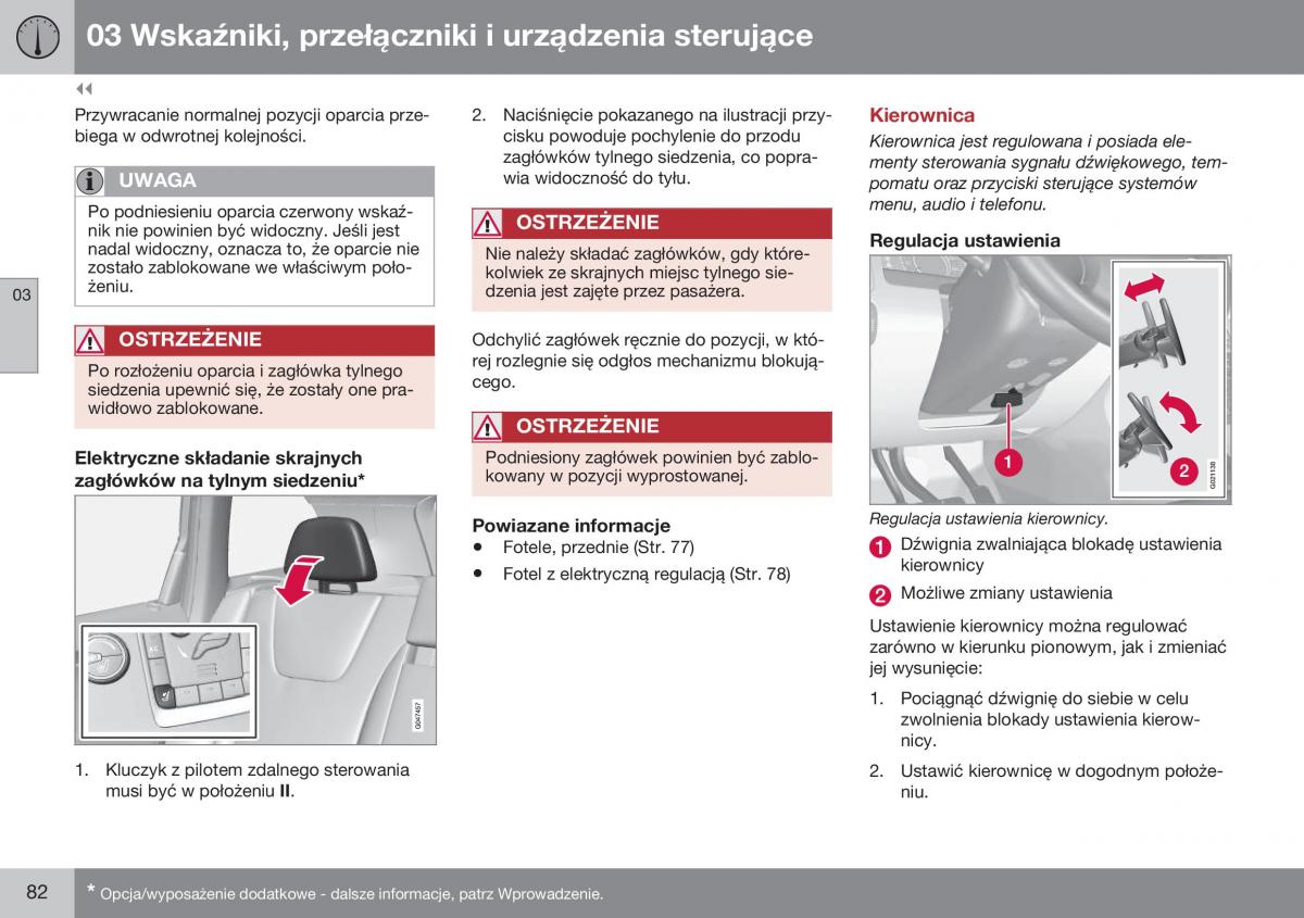 Volvo XC60 I 1 FL instrukcja obslugi / page 84