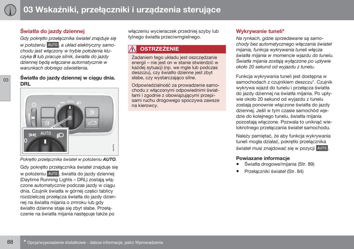 Volvo XC60 I 1 FL instrukcja obslugi / page 90