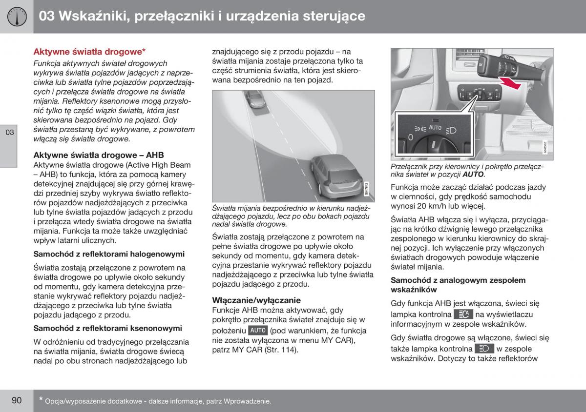 Volvo XC60 I 1 FL instrukcja obslugi / page 92