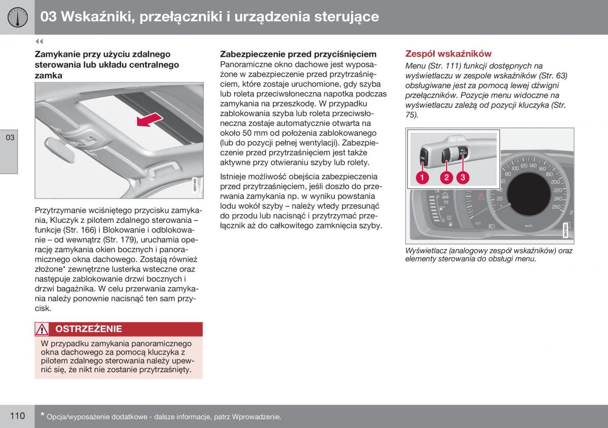 Volvo XC60 I 1 FL instrukcja obslugi / page 112