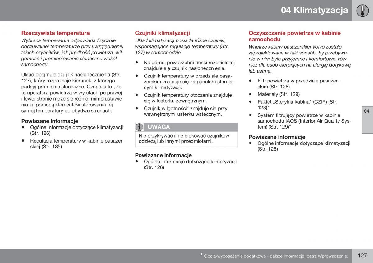 Volvo XC60 I 1 FL instrukcja obslugi / page 129