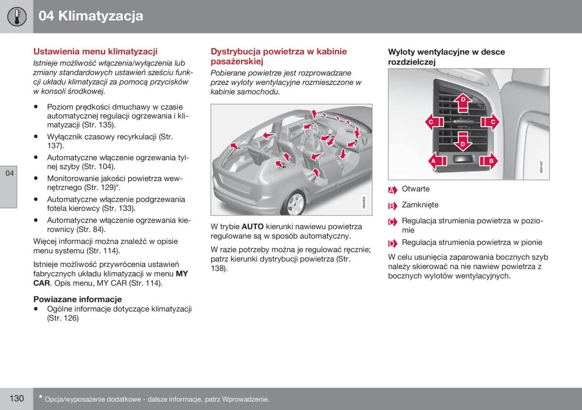 Volvo XC60 I 1 FL instrukcja obslugi / page 132