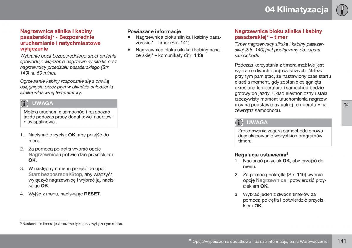 Volvo XC60 I 1 FL instrukcja obslugi / page 143