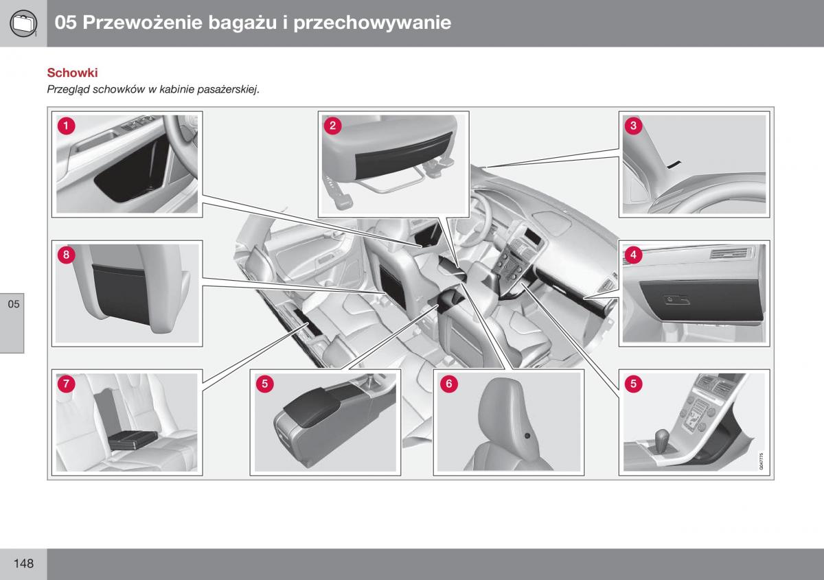 Volvo XC60 I 1 FL instrukcja obslugi / page 150