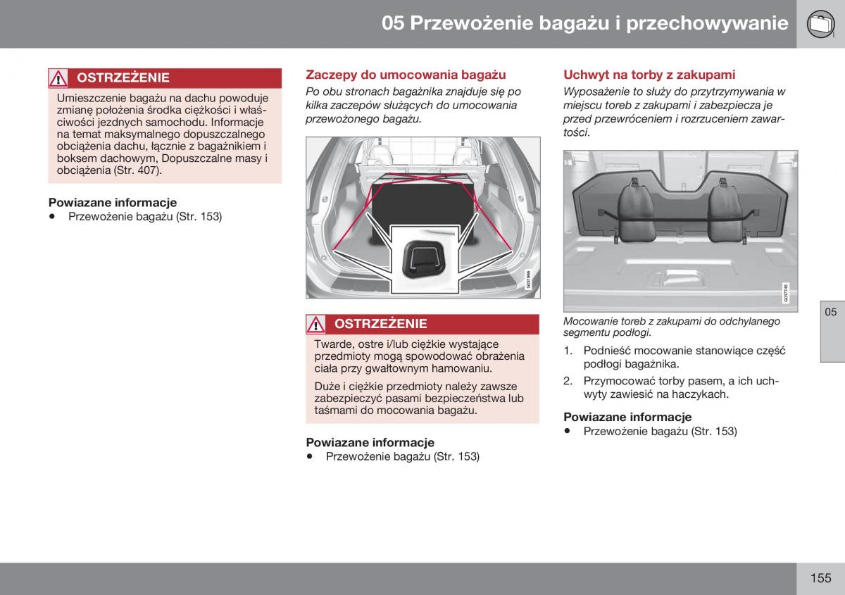 Volvo XC60 I 1 FL instrukcja obslugi / page 157