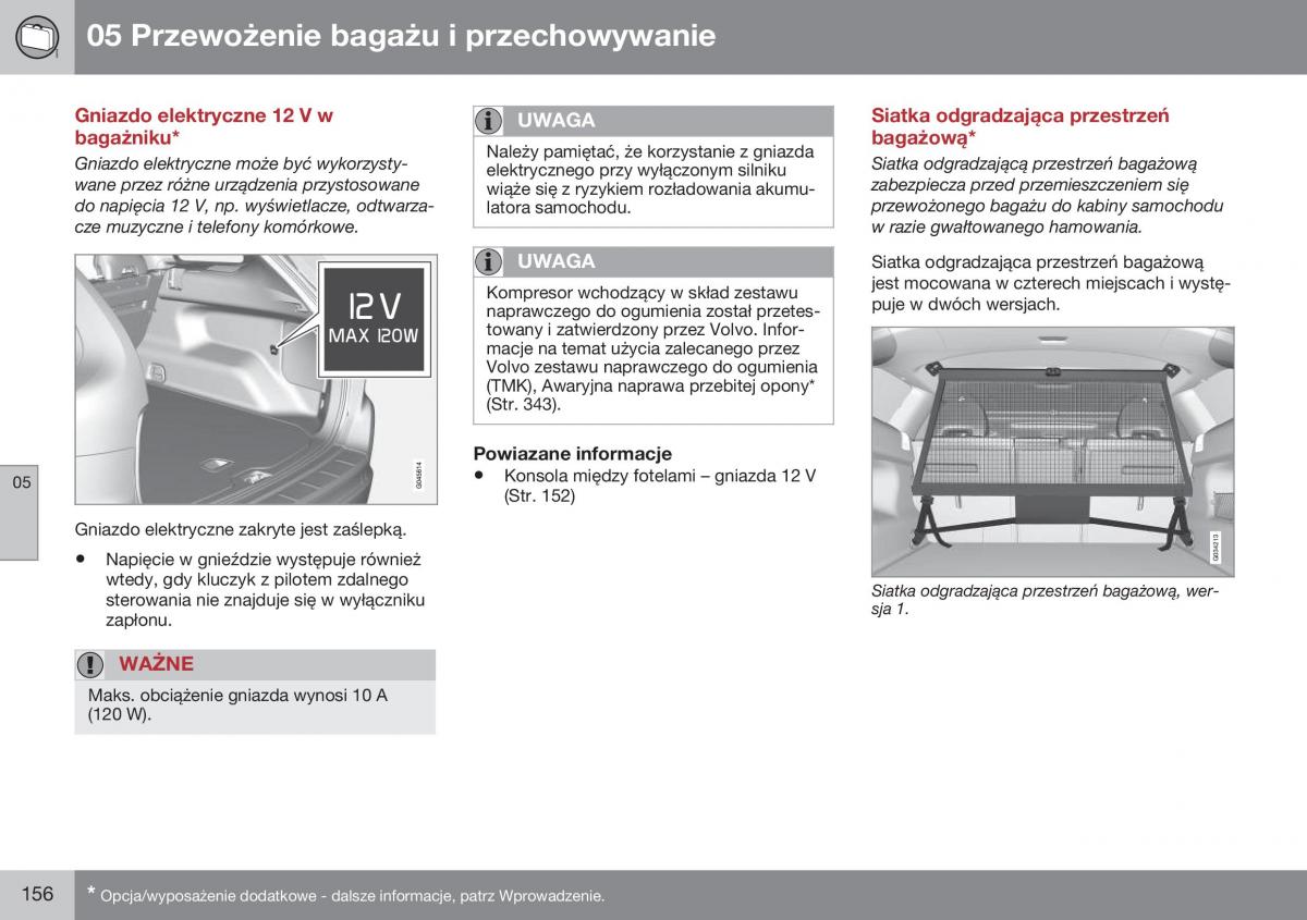 Volvo XC60 I 1 FL instrukcja obslugi / page 158