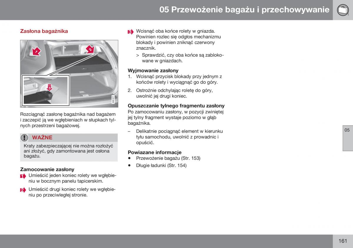 Volvo XC60 I 1 FL instrukcja obslugi / page 163