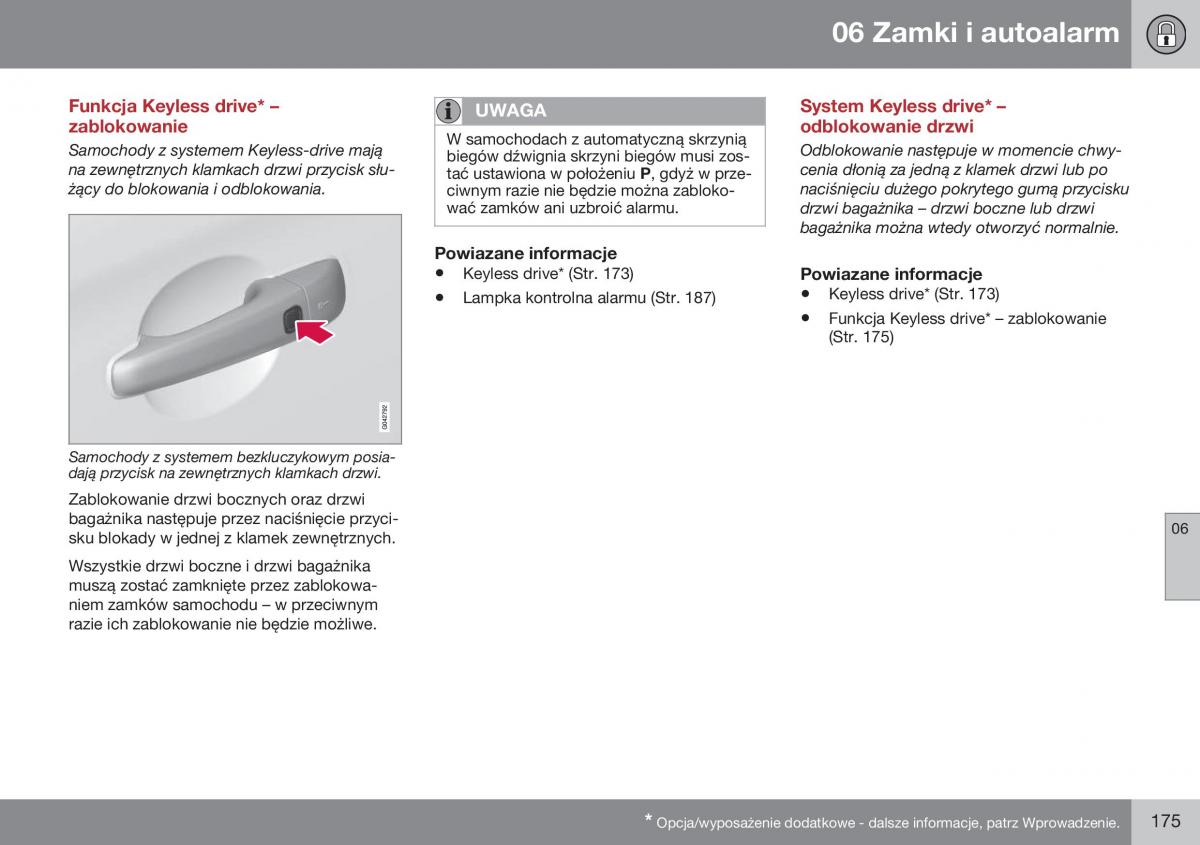 Volvo XC60 I 1 FL instrukcja obslugi / page 177