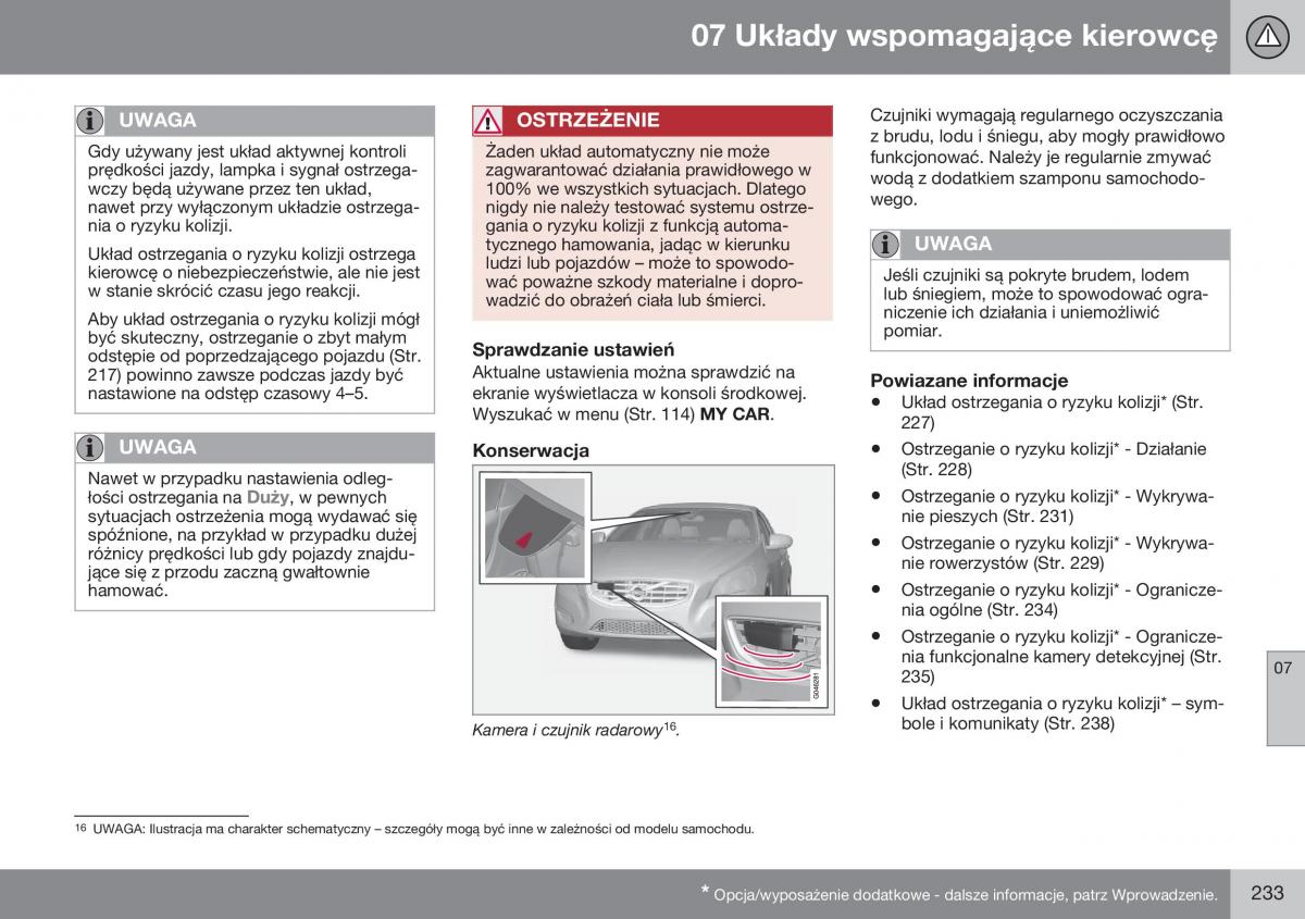 Volvo XC60 I 1 FL instrukcja obslugi / page 235