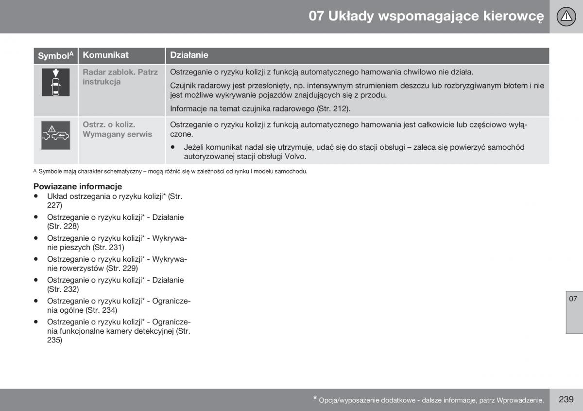 Volvo XC60 I 1 FL instrukcja obslugi / page 241