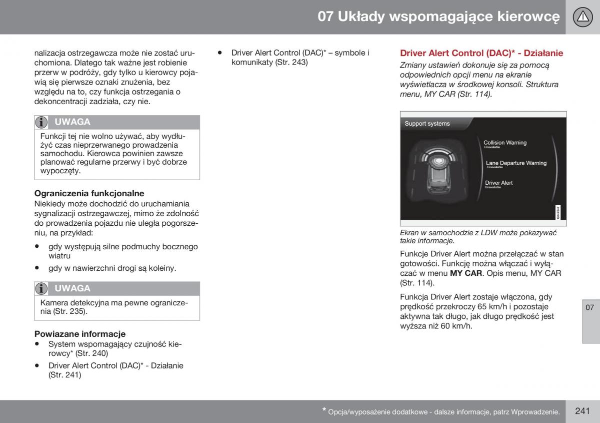 Volvo XC60 I 1 FL instrukcja obslugi / page 243