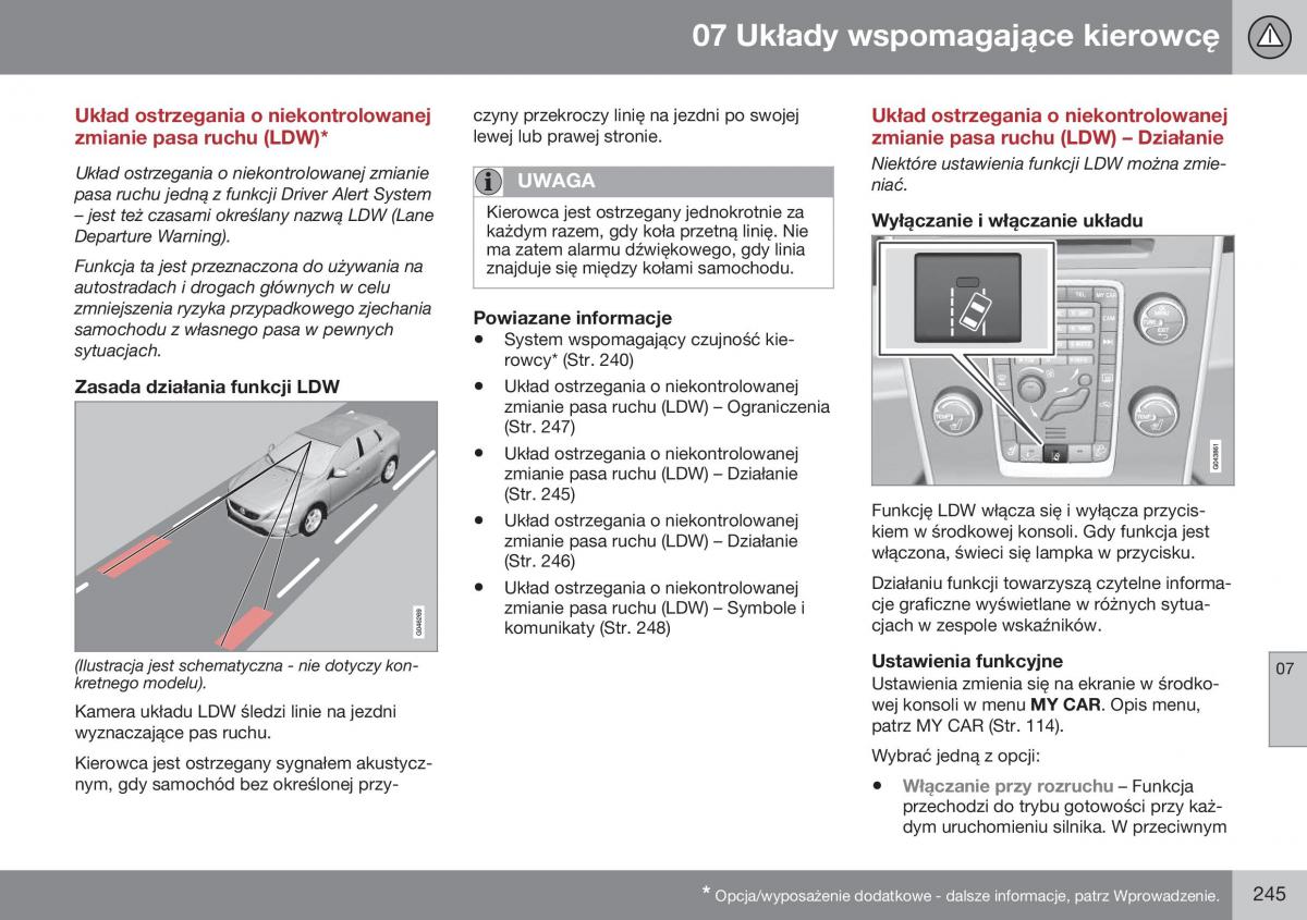 Volvo XC60 I 1 FL instrukcja obslugi / page 247