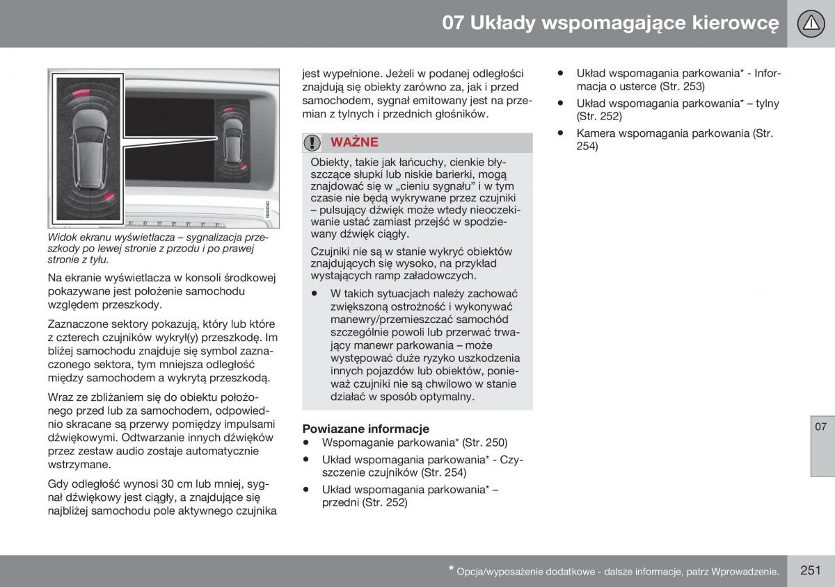 Volvo XC60 I 1 FL instrukcja obslugi / page 253