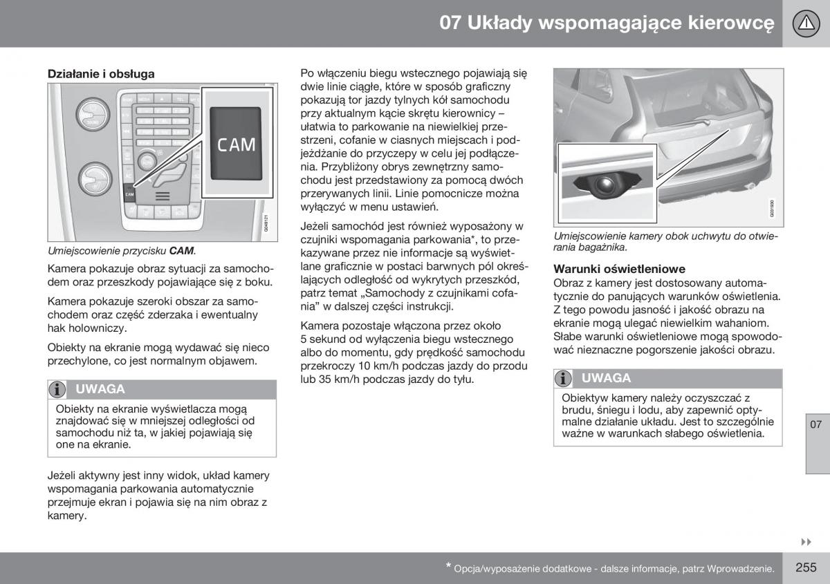 Volvo XC60 I 1 FL instrukcja obslugi / page 257