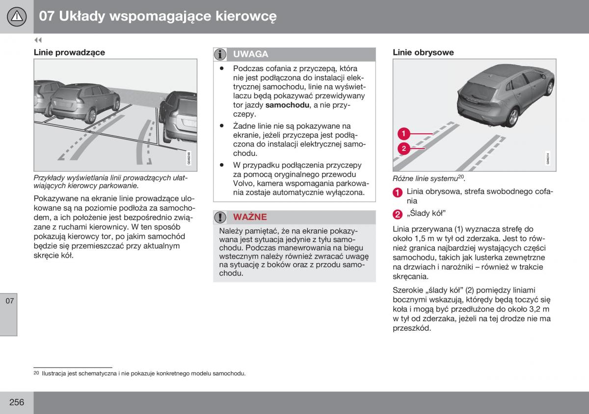 Volvo XC60 I 1 FL instrukcja obslugi / page 258