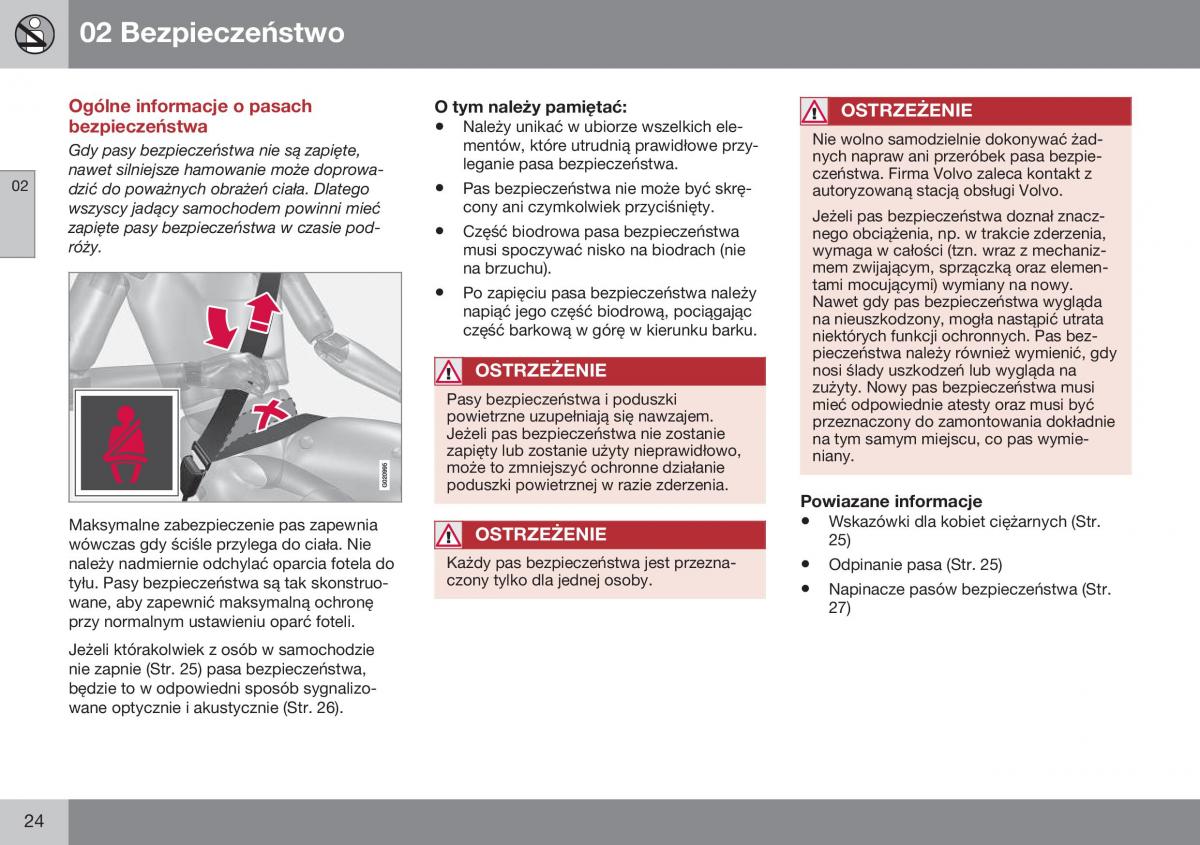 Volvo XC60 I 1 FL instrukcja obslugi / page 26