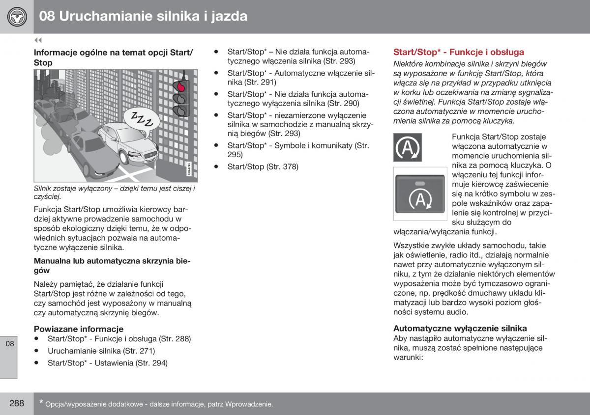 Volvo XC60 I 1 FL instrukcja obslugi / page 290