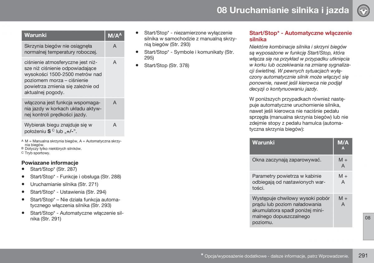 Volvo XC60 I 1 FL instrukcja obslugi / page 293