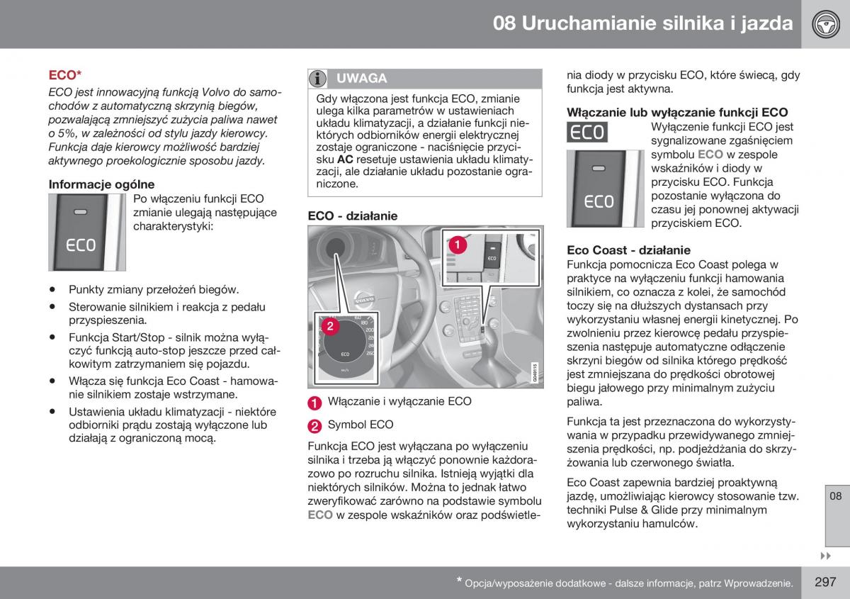 Volvo XC60 I 1 FL instrukcja obslugi / page 299