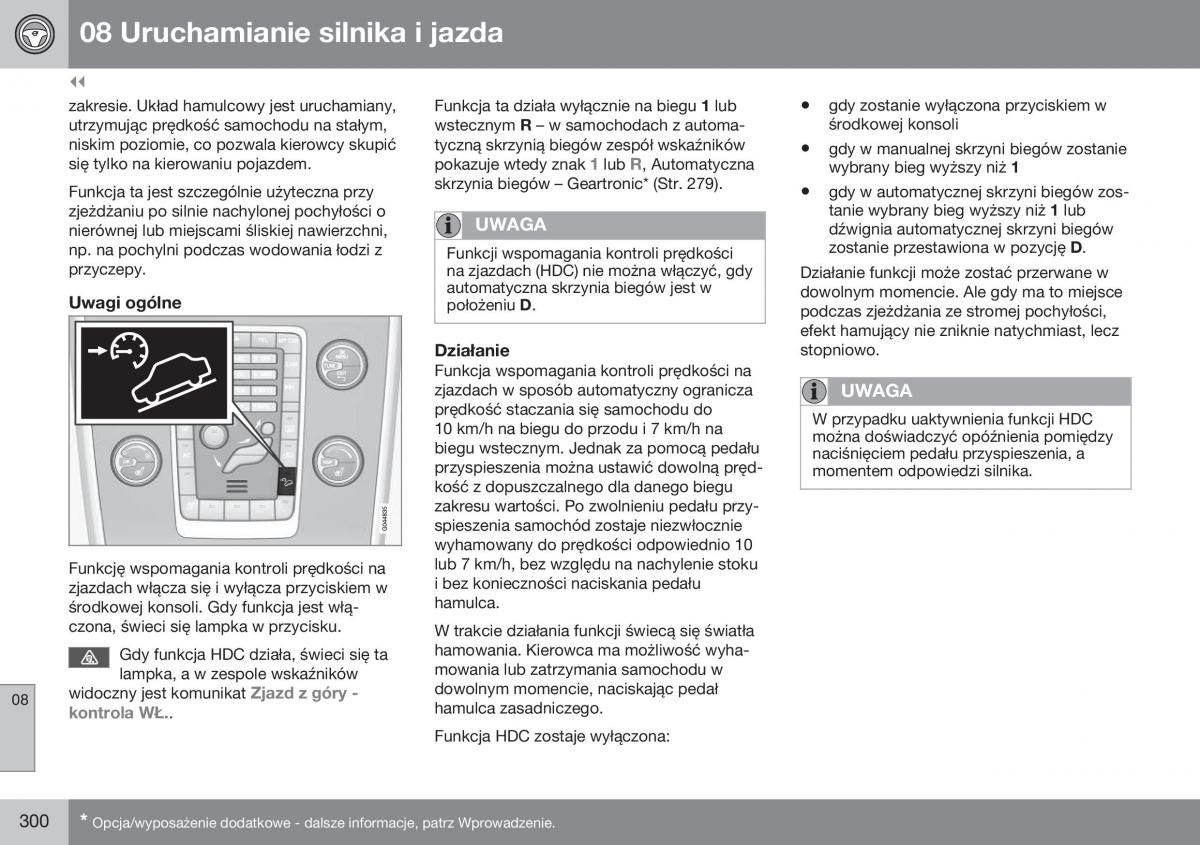 Volvo XC60 I 1 FL instrukcja obslugi / page 302