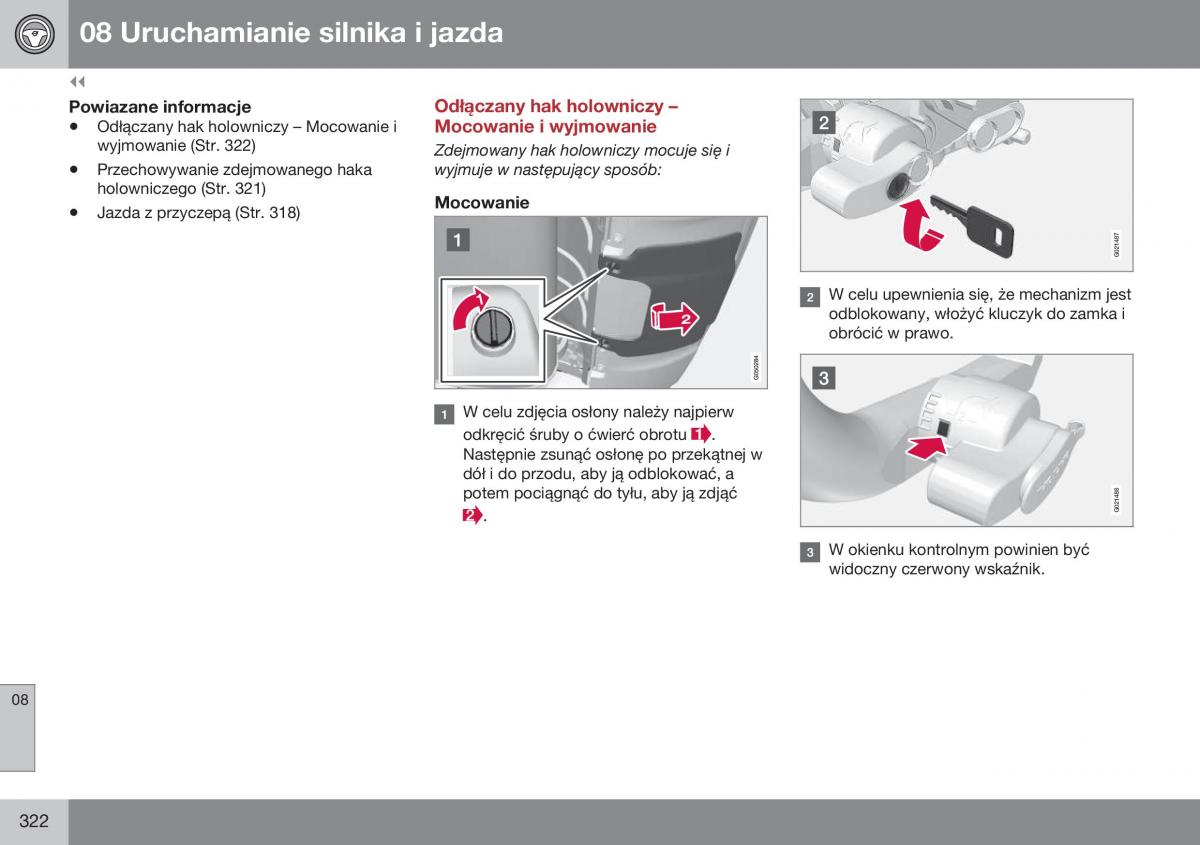 Volvo XC60 I 1 FL instrukcja obslugi / page 324