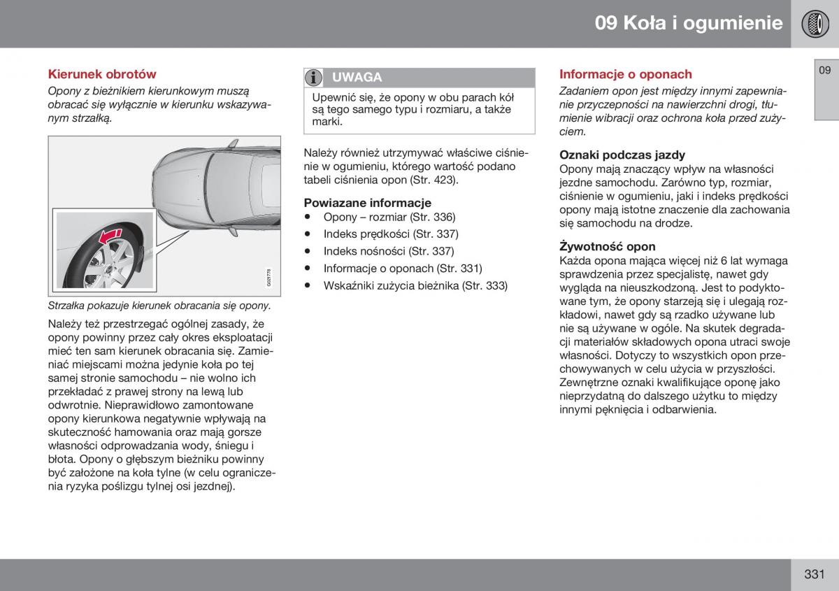 Volvo XC60 I 1 FL instrukcja obslugi / page 333