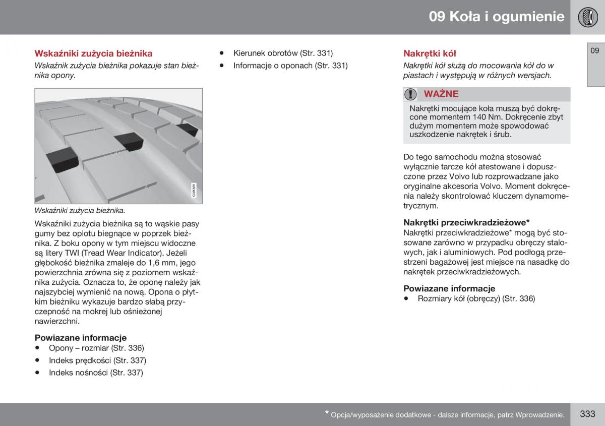 Volvo XC60 I 1 FL instrukcja obslugi / page 335