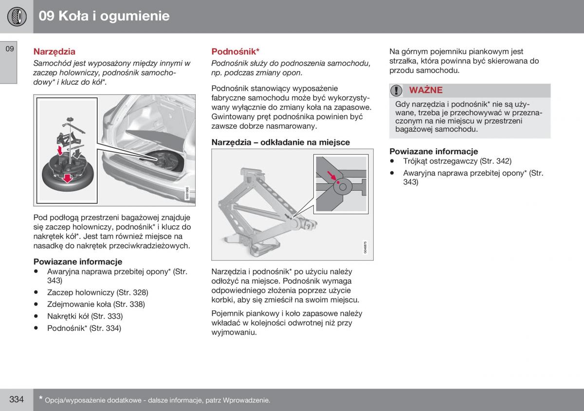 Volvo XC60 I 1 FL instrukcja obslugi / page 336