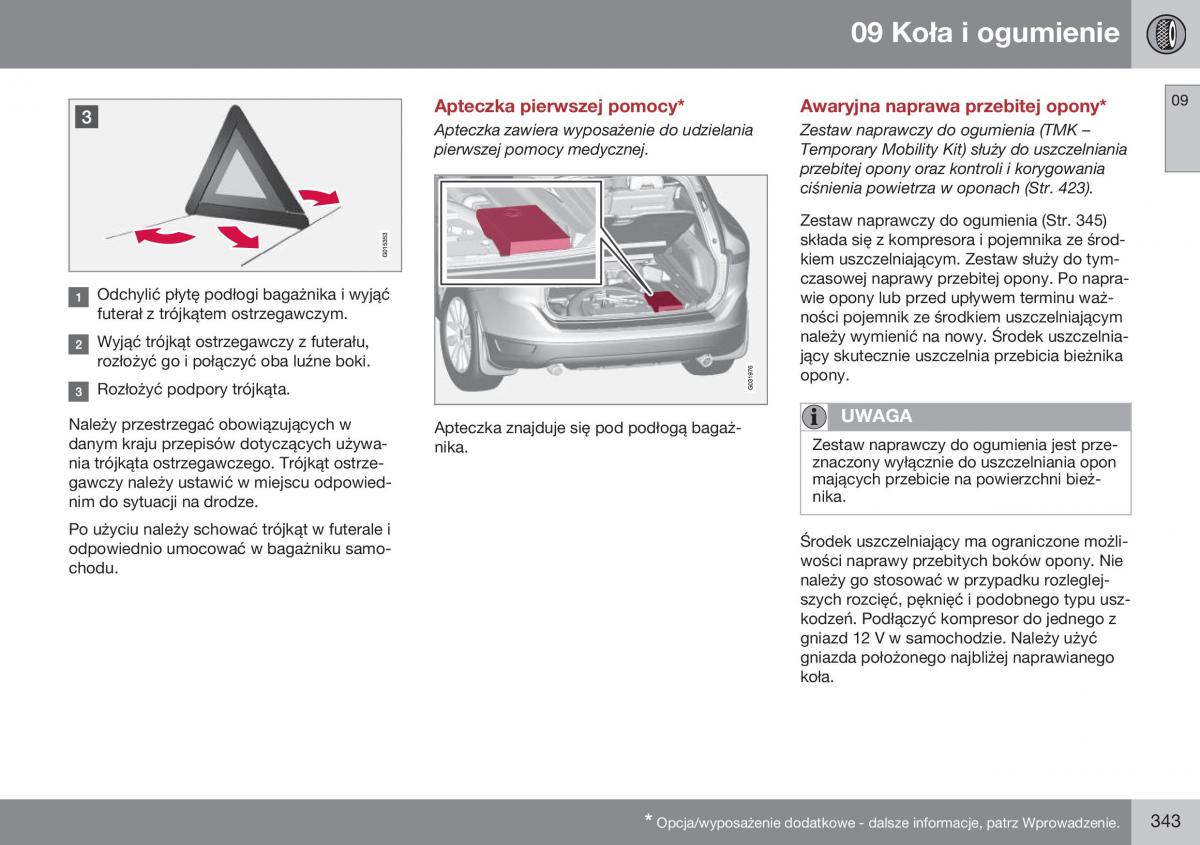 Volvo XC60 I 1 FL instrukcja obslugi / page 345