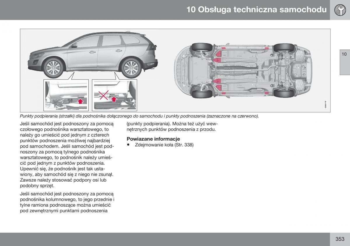 Volvo XC60 I 1 FL instrukcja obslugi / page 355