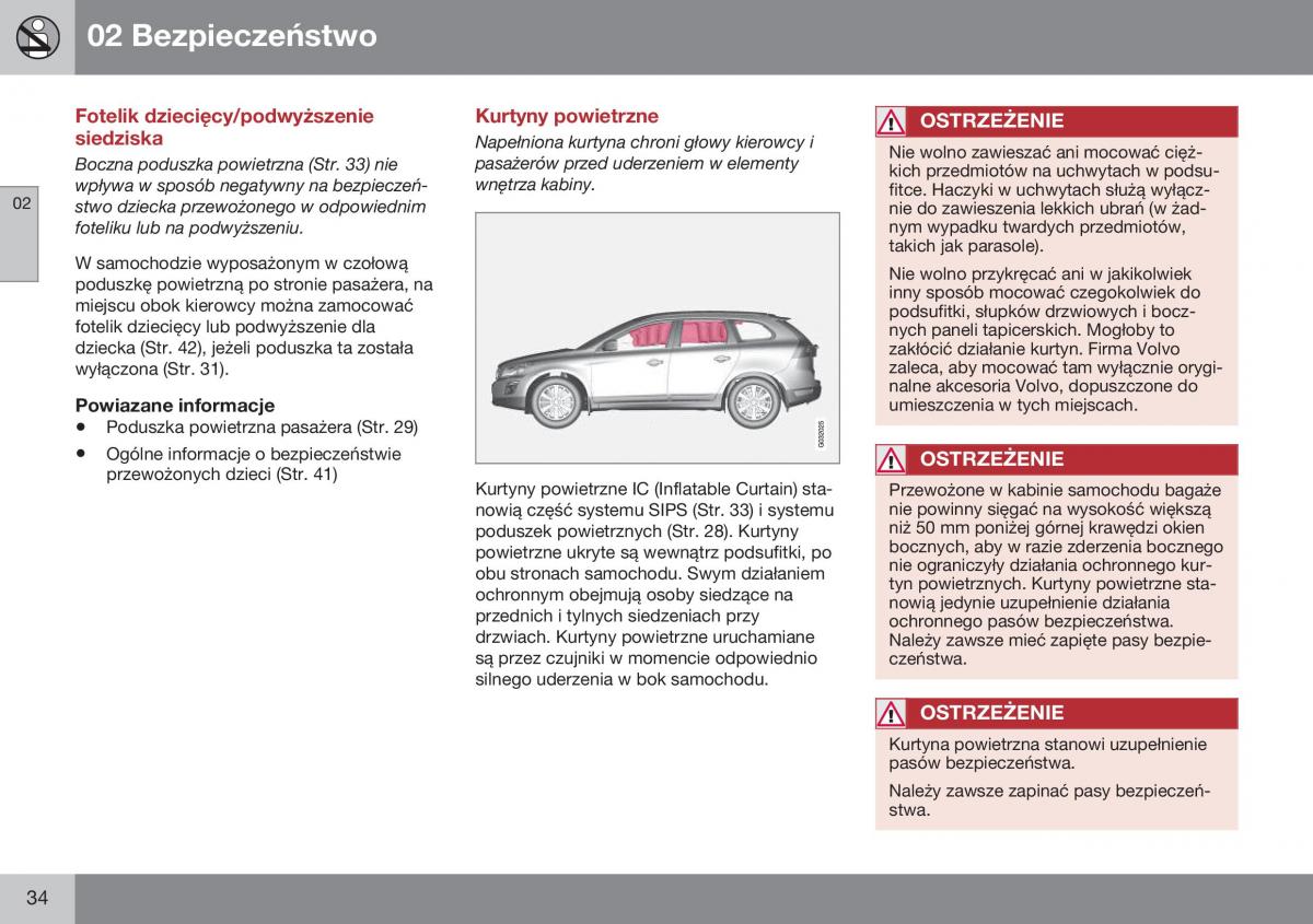 Volvo XC60 I 1 FL instrukcja obslugi / page 36