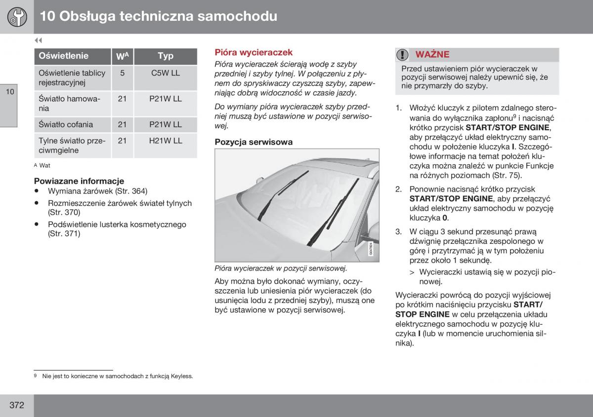 Volvo XC60 I 1 FL instrukcja obslugi / page 374