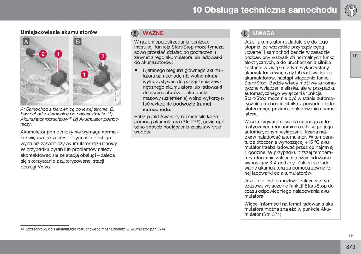 Volvo XC60 I 1 FL instrukcja obslugi / page 381