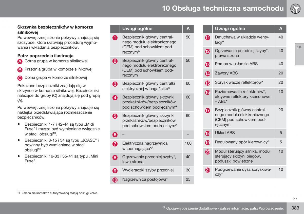 Volvo XC60 I 1 FL instrukcja obslugi / page 385