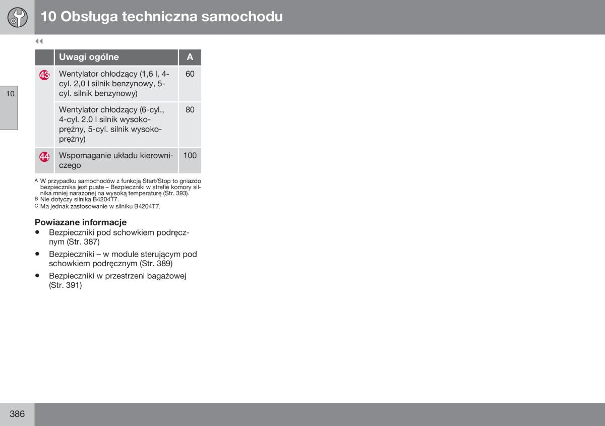 Volvo XC60 I 1 FL instrukcja obslugi / page 388