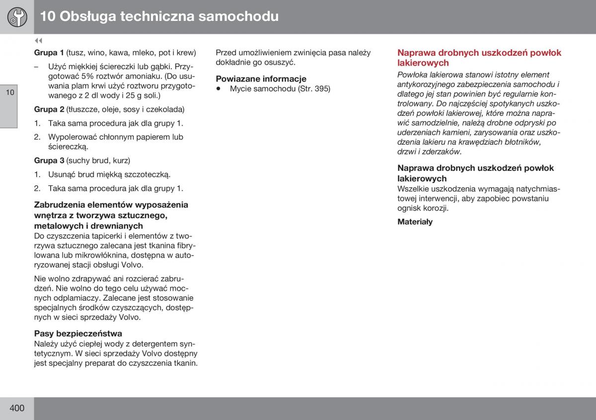 Volvo XC60 I 1 FL instrukcja obslugi / page 402