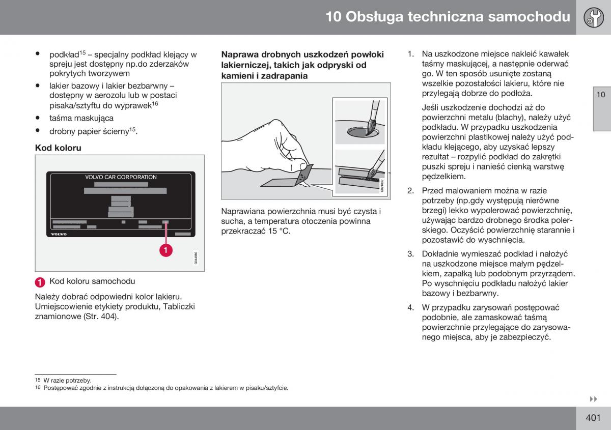 Volvo XC60 I 1 FL instrukcja obslugi / page 403