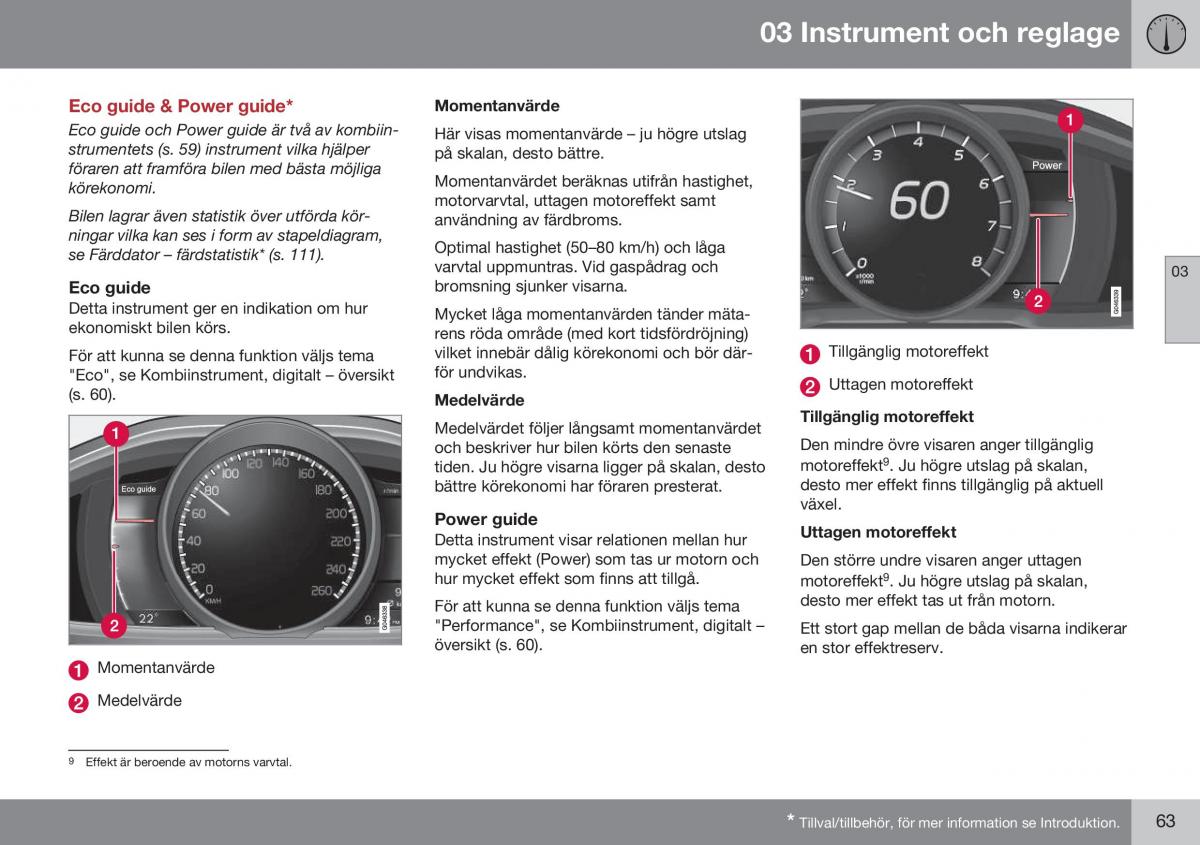 Volvo XC60 I 1 FL instruktionsbok / page 65
