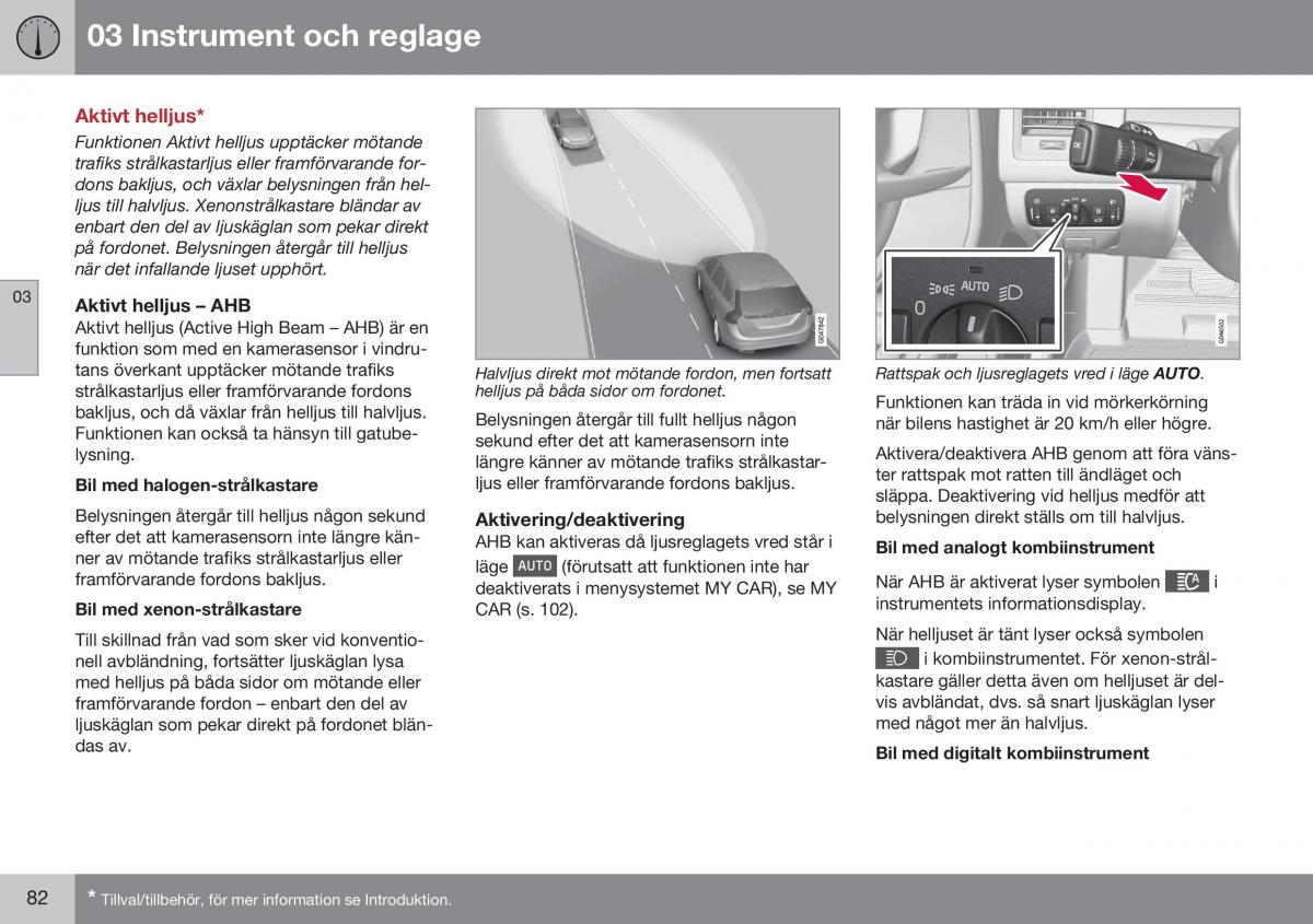 Volvo XC60 I 1 FL instruktionsbok / page 84