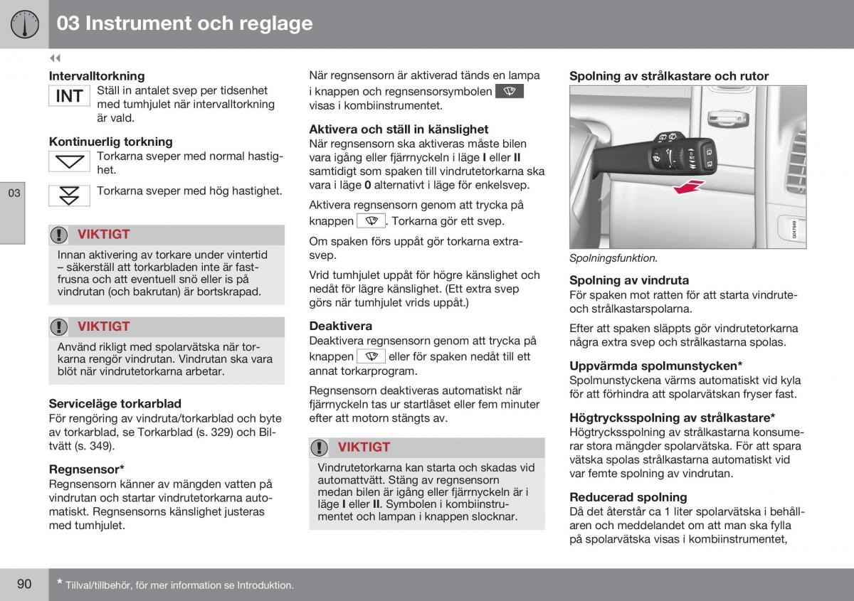 Volvo XC60 I 1 FL instruktionsbok / page 92